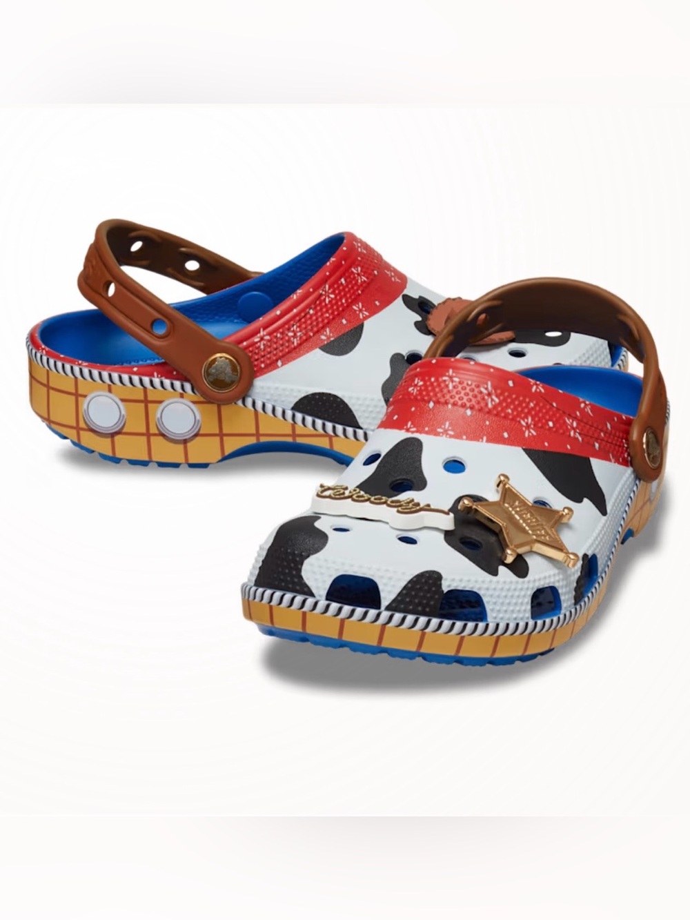 CROCS DISNEY PIXAR TOY STORY 5 SHERIFF WOODY CLOGS LIMITED EDITION NEW! Size 10